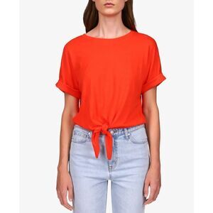 Sanctuary All Day Tie Front Tee Size XXS